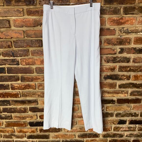 BCBGMaxAzria light Baby Blue Wool Blend Dress Pants Trousers Women's Size 8 - Picture 1 of 7